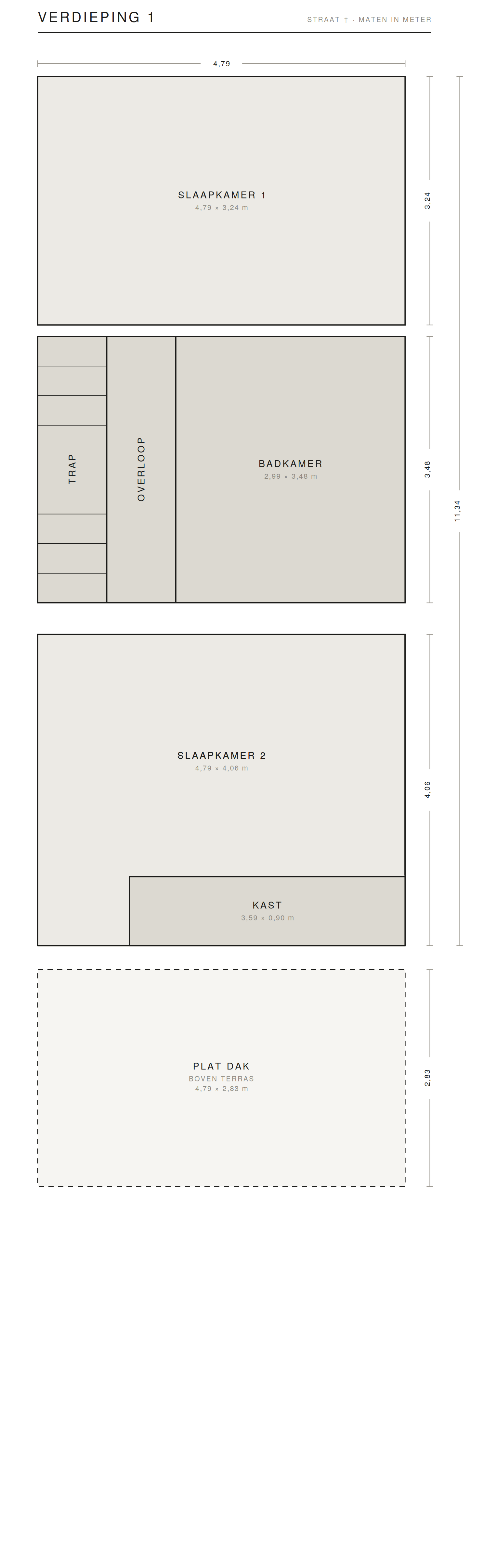 Plattegrond — Eerste verdieping